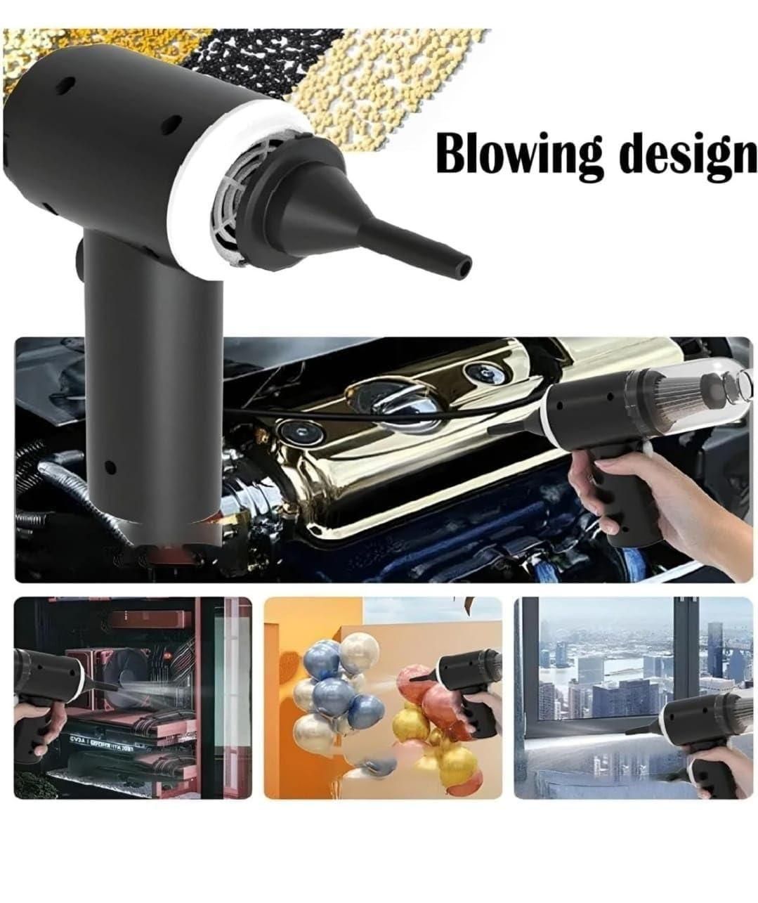 BD 2-in-1 Suction & Blower – Rechargeable Portable Vacuum Duster