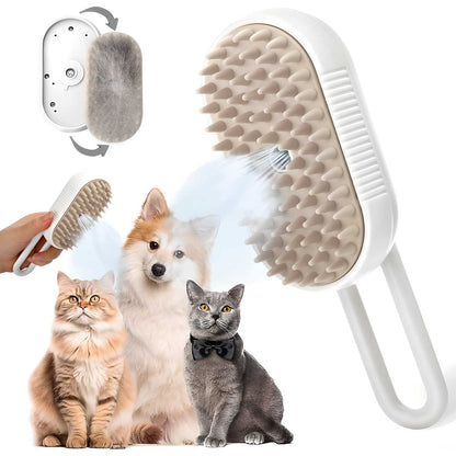Steam & Snuggle Pets Brush – clean pets = cuddly pets.