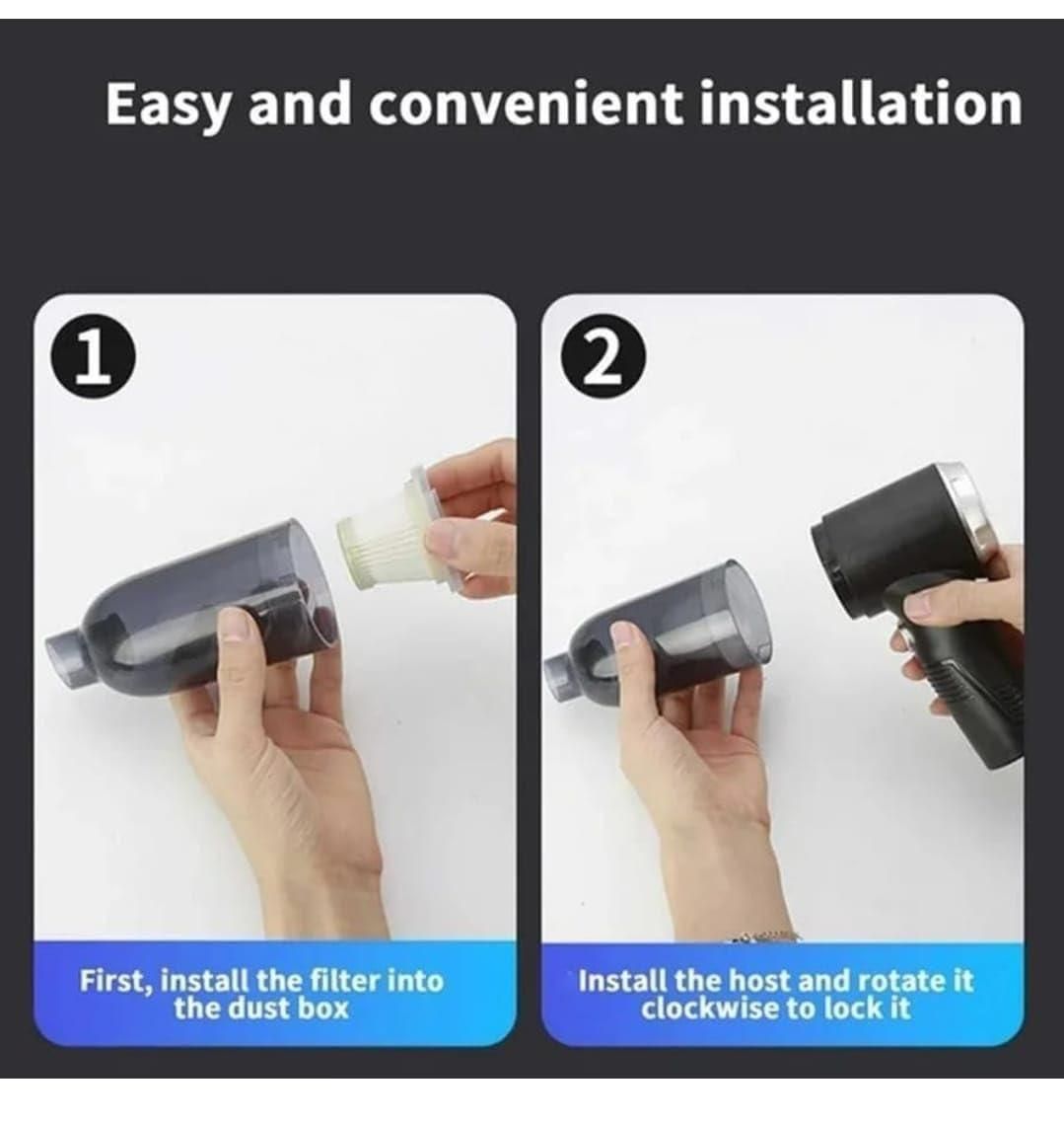 BD 2-in-1 Suction & Blower – Rechargeable Portable Vacuum Duster